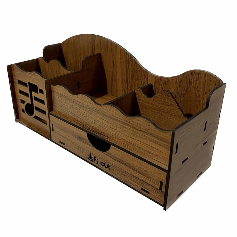 جامدادی رومیزی اف جی کات طرح نت موسیقی مدل کشویی