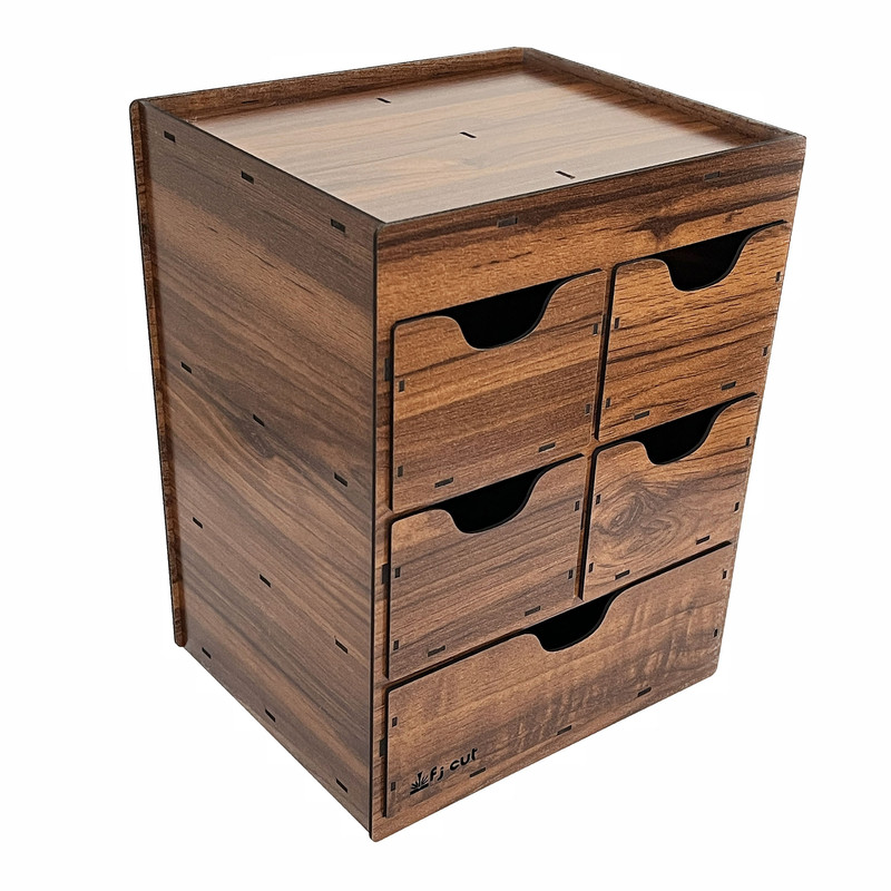 فایل کشویی اف جی کات طرح چوب کد 90