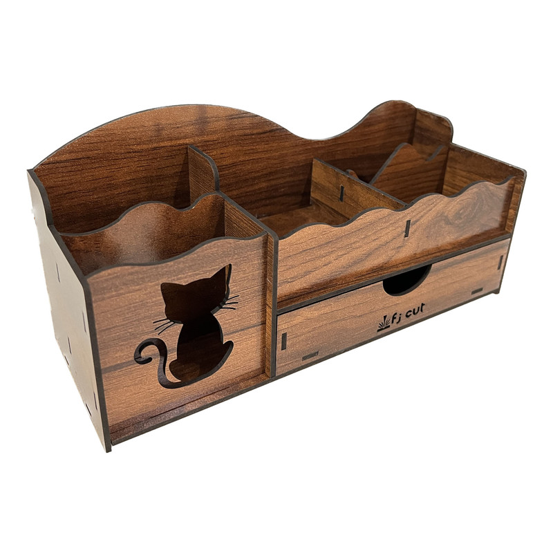 استند لوازم آرایشی اف جی کات مدل کشویی طرح گربه کد 10