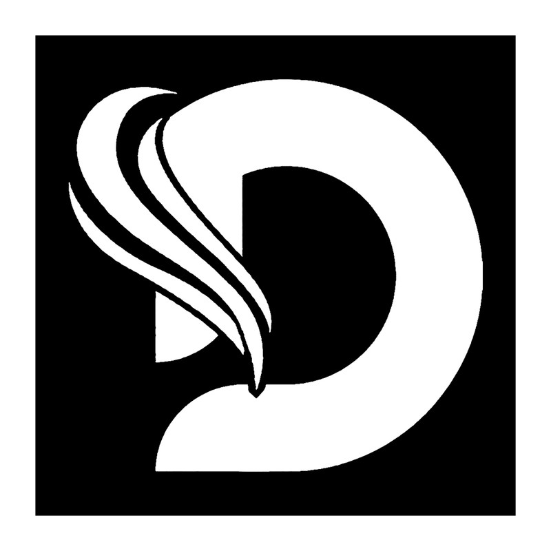 شابلون باتیس آرت طرح حرف D کد 868