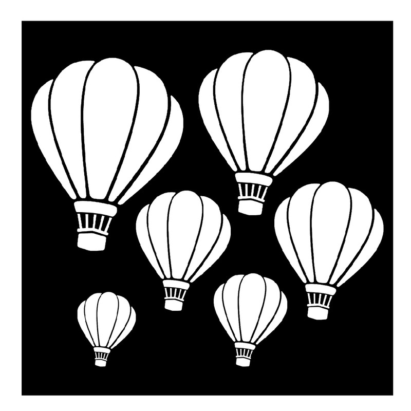 شابلون باتیس آرت طرح بالن کد 620