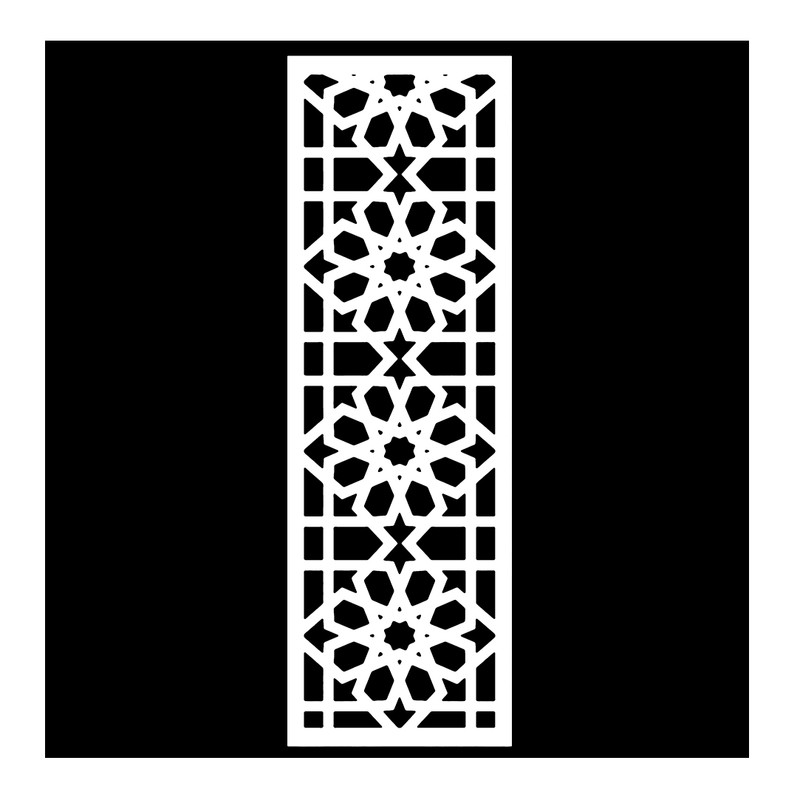 شابلون باتیس آرت مدل اسلیمی کد 625