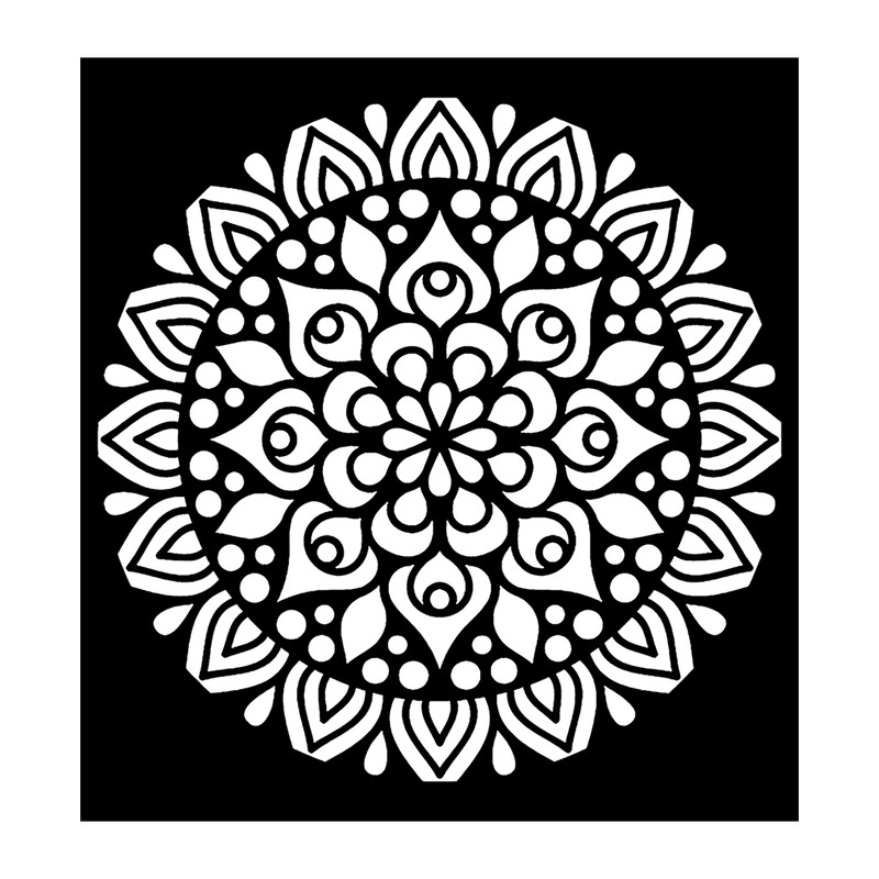شابلون باتیس آرت طرح اسلیمی کد 664