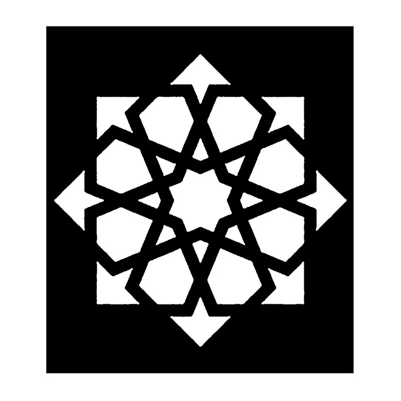 شابلون باتیس آرت طرح تذهیب کد 50-84