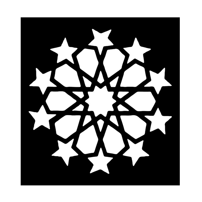 شابلون باتیس آرت طرح تذهیب کد 145