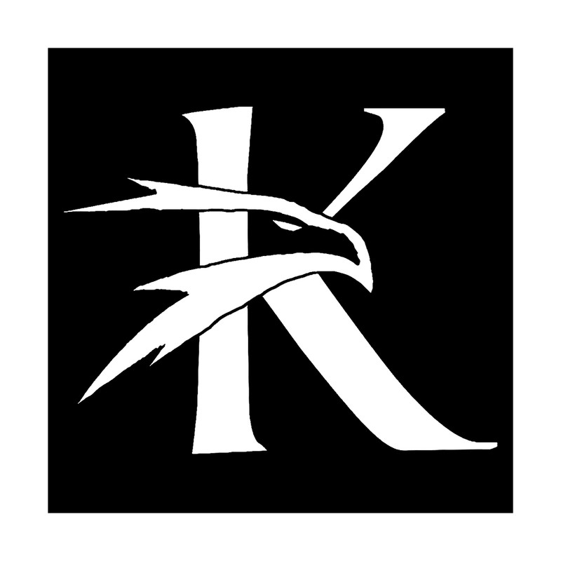 شابلون باتیس آرت طرح حرف K کد 822