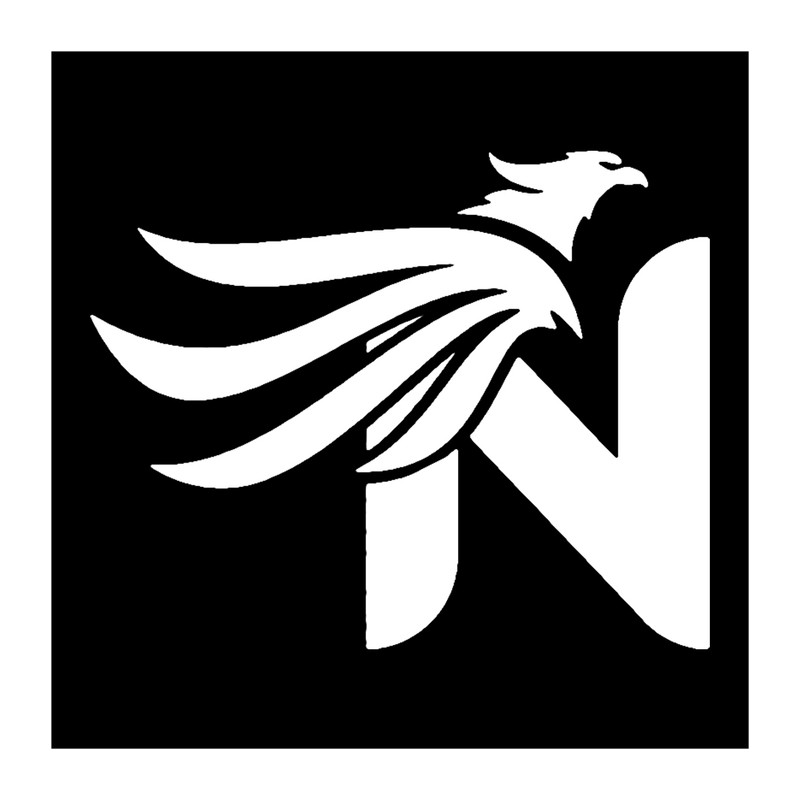 شابلون باتیس آرت طرح حرف N کد 832