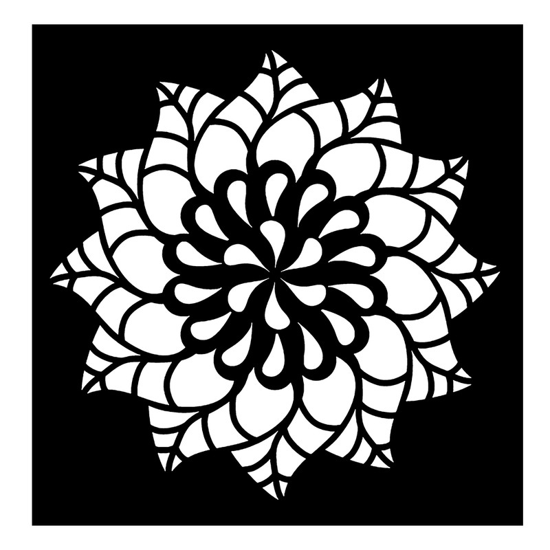 شابلون باتیس آرت طرح تذهیب کد 493