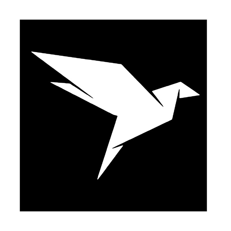 شابلون باتیس آرت طرح پرنده کد 167