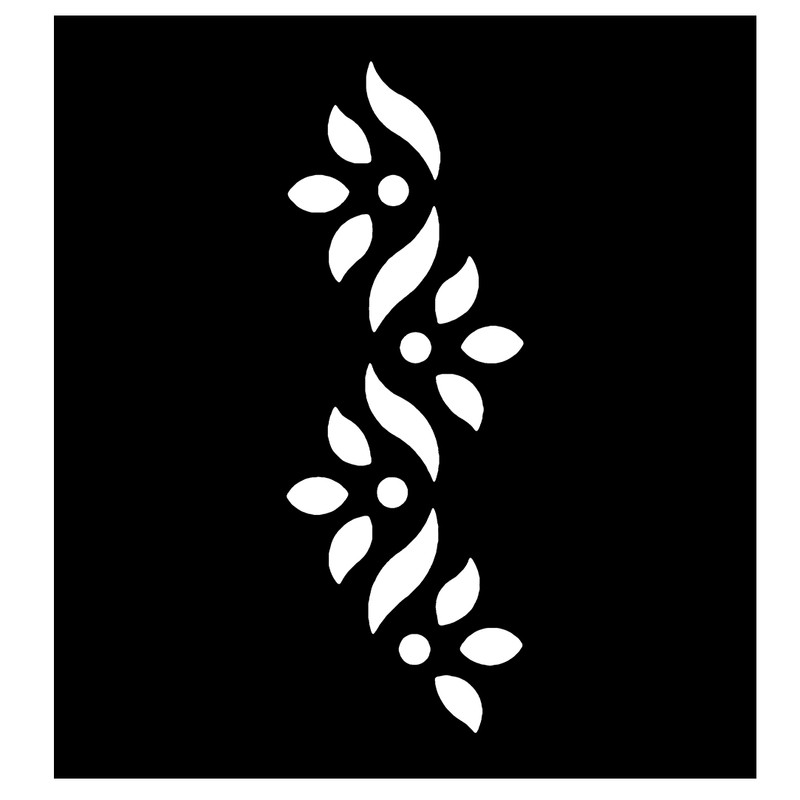 شابلون باتیس آرت طرح حاشیه کد 395