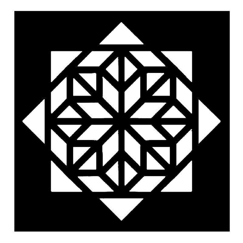 شابلون باتیس آرت طرح تذهیب کد 50-27