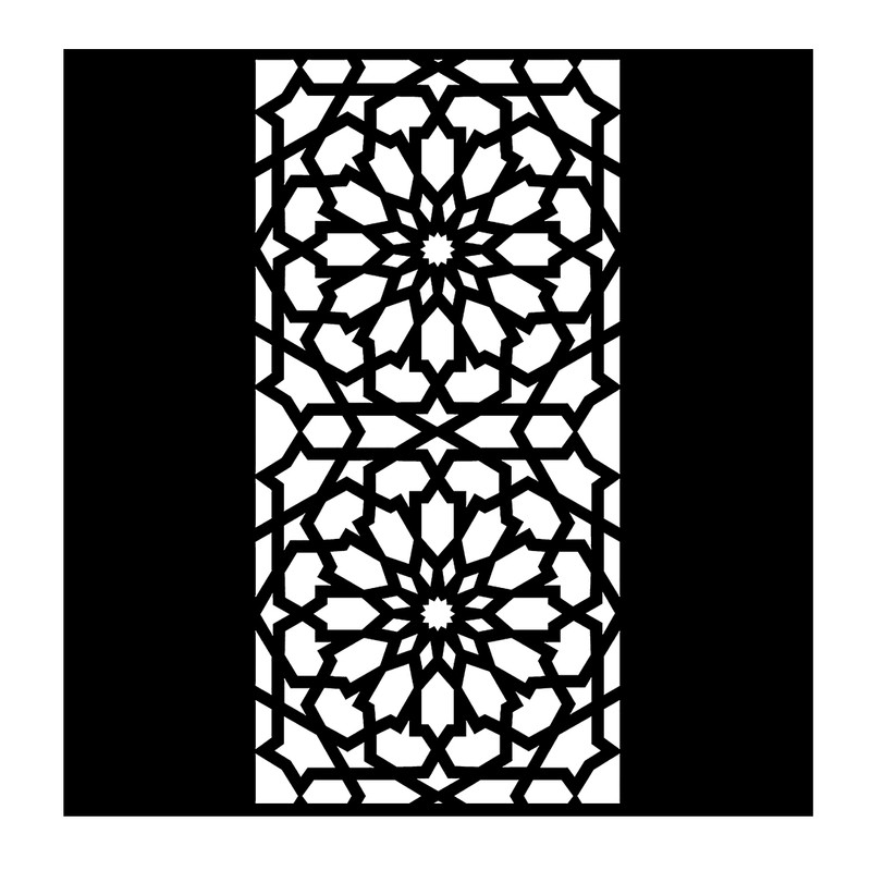 شابلون باتیس آرت طرح تذهیب کد 50-694